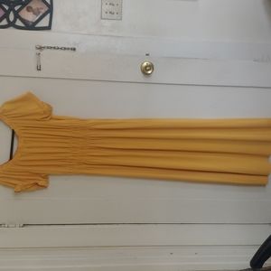 Off the shoulder maxi dress